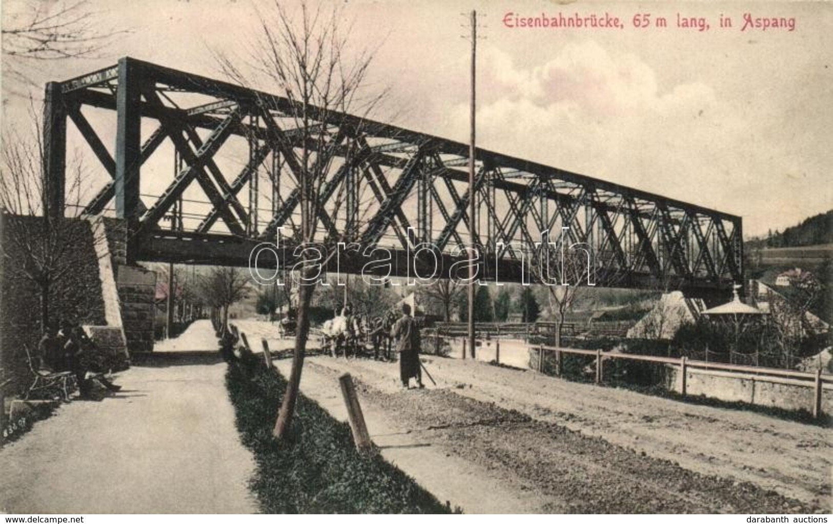 T2 Aspang, Eisenbahnbrücke. A. Pelnitschar / Railway Bridge - Non Classificati