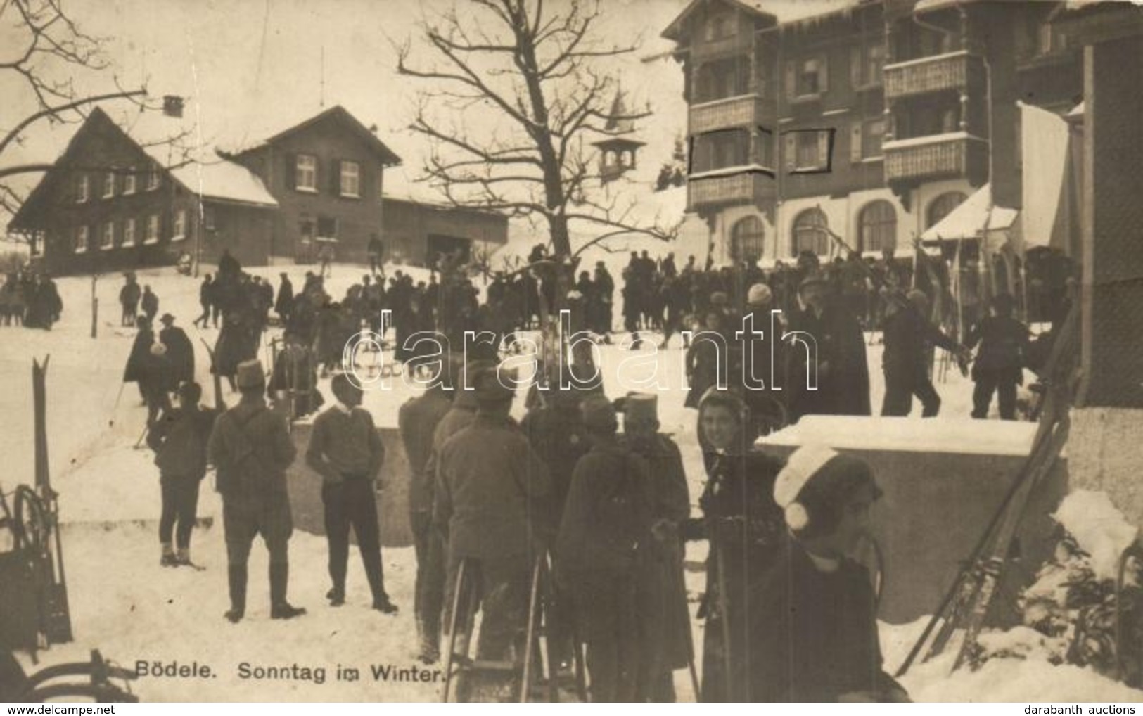 T2/T3 Bödele (Schwarzenberg), Sonntag Im Winter, Alpenhotel / Winter Sport Resort (crease) - Non Classificati