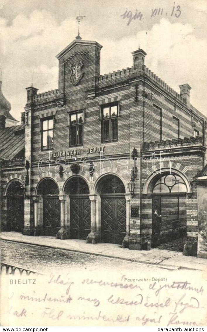 T2/T3 Bielsko-Biala, Bielitz; Feuerwehr-Depot / Fire Station (EK) - Non Classificati