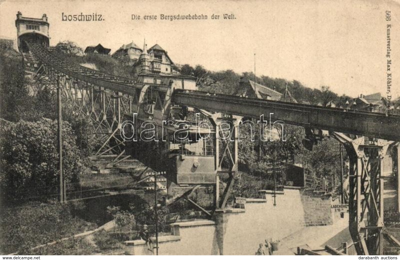 ** T2/T3 Loschwitz, Die Erste Bergschwebebahn Der Welt / The First Suspension Railway Of The World (EK) - Non Classificati
