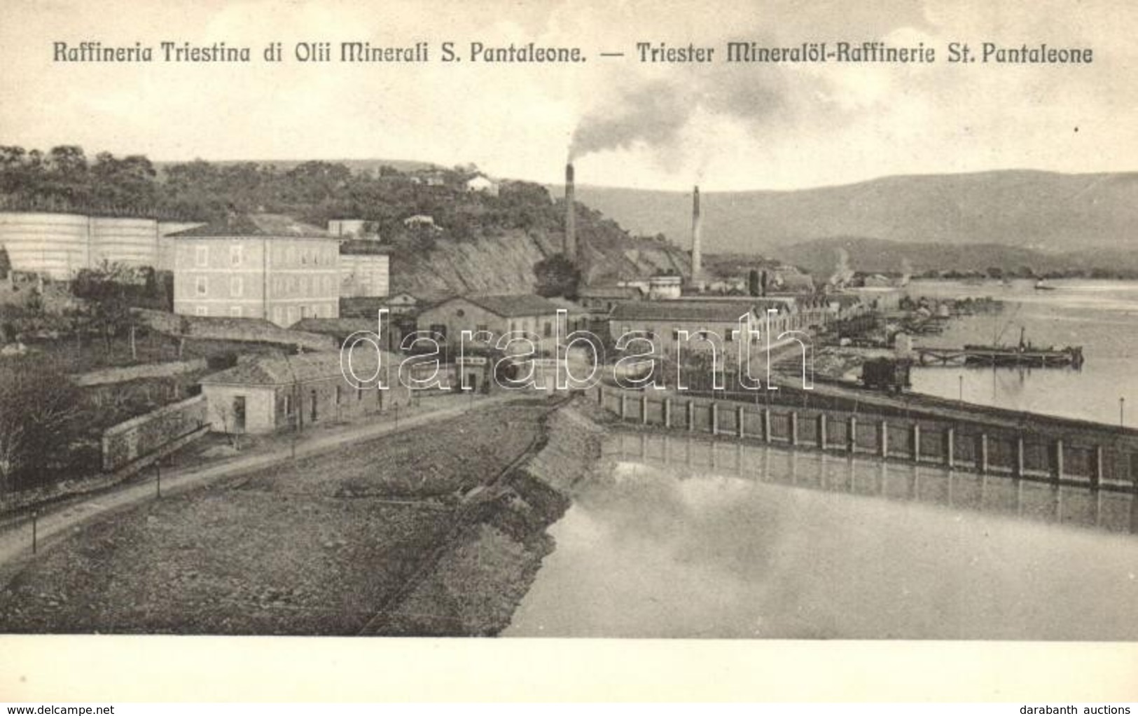 ** T1 Trieste, Triest; Raffineria Triestina Di Olii Minerali S. Pantaleone / Triester Mineralöl-Raffinerie St. Pantaleon - Ohne Zuordnung