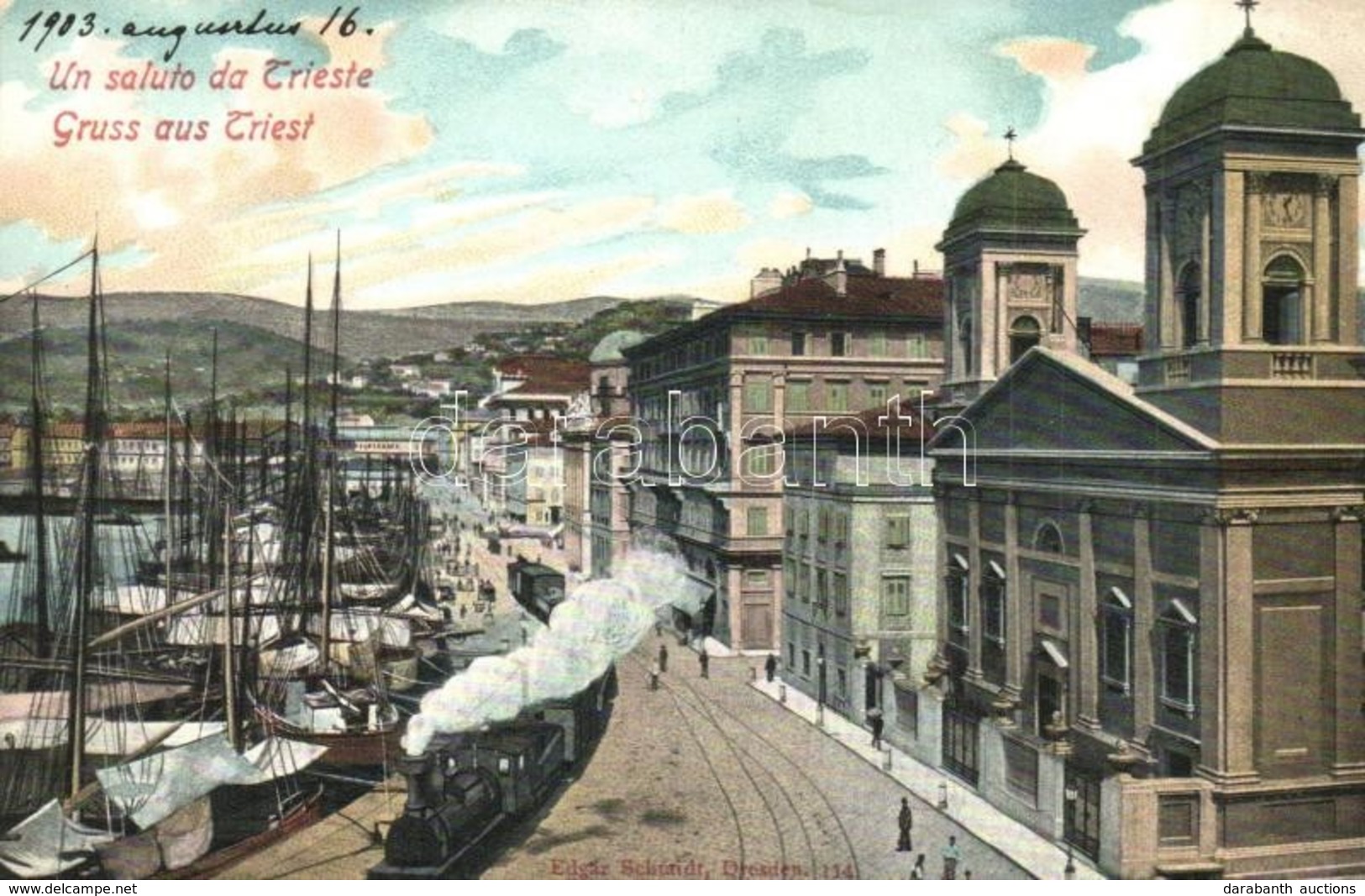 ** T2 Trieste, Riva Garciotti / Urban Railway In The Quay - Unclassified