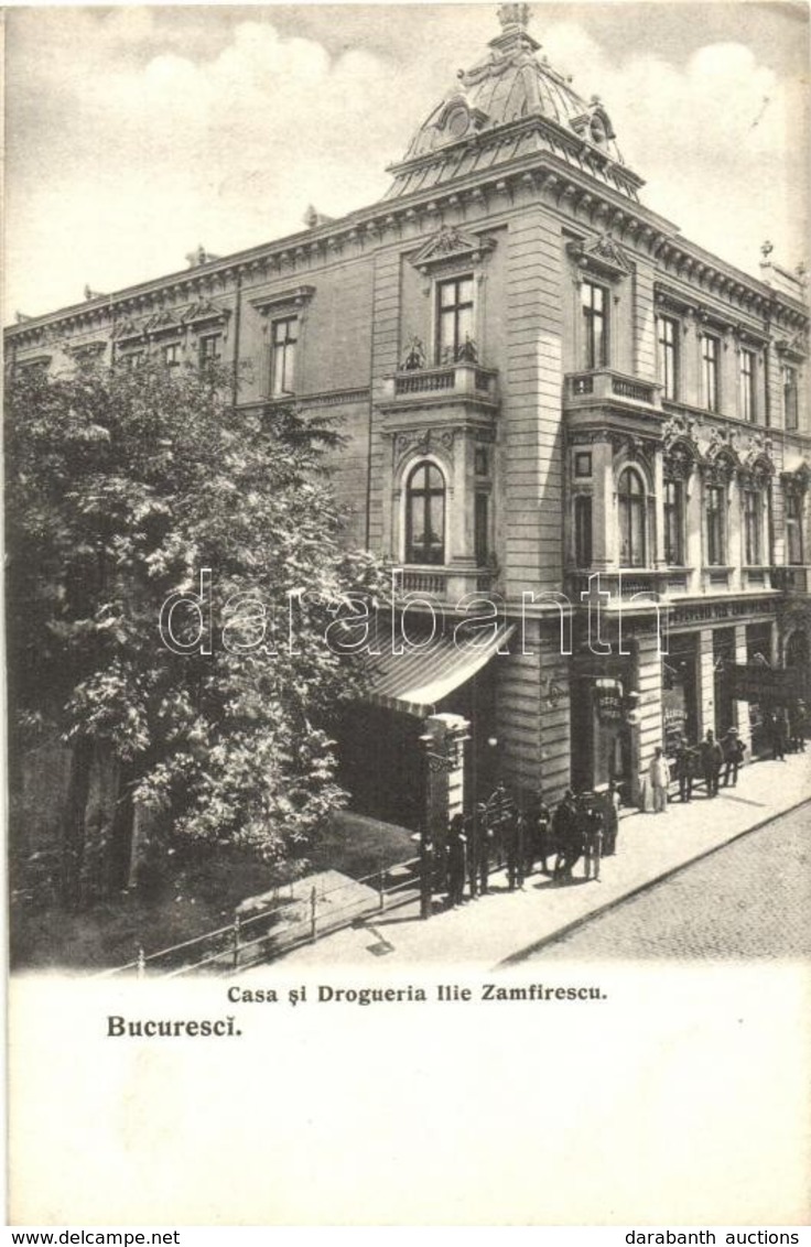 ** T2/T3 Bucharest, Bucuresci; Casa Si Drogueria Ilie Zamfirescu / House And Drugstore Of Drugstore (EK) - Non Classificati