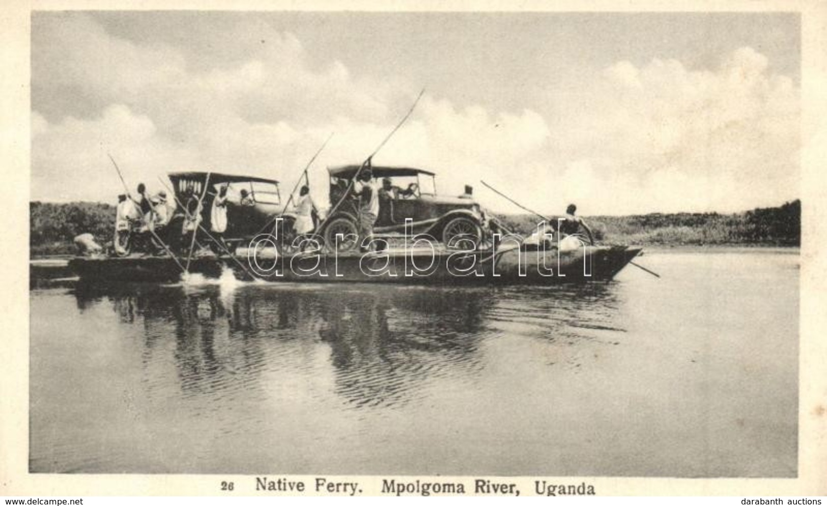 ** T1 Mpologoma (Mpolgoma) River, Native Ferry With Automobiles - Non Classificati