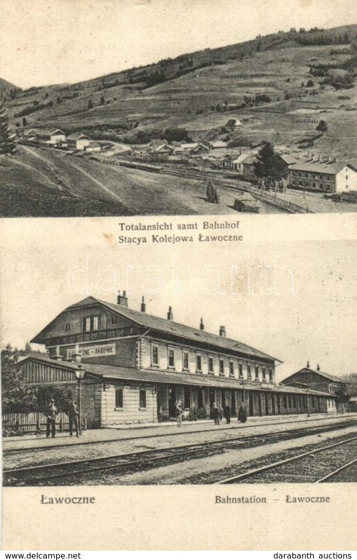 * T2 Lavochne, Lawoczne; Bahnhof, Bahnstation / Railway Station - Zonder Classificatie