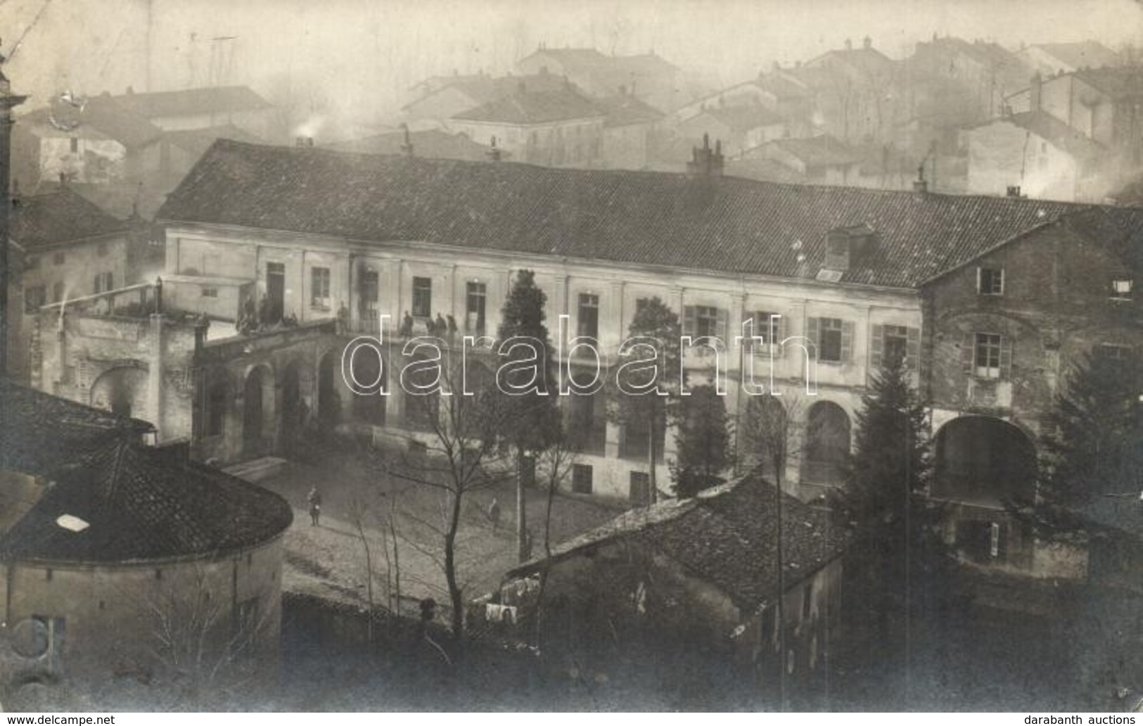 * T2/T3 1919 Mirabello Monferrato, Tiszti Fogoly Tábor / WWI K.u.k. Military Officers' Prison Camp In The Italian Town O - Non Classificati