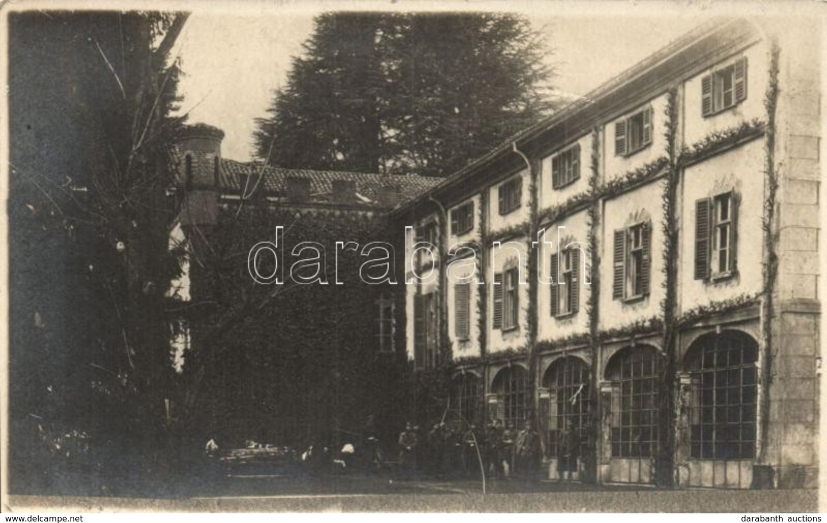 * T2 1919 Valenza-Po, Tiszti Fogoly Tábor A Villa Roza-ban / WWI K.u.k. Military Officers' Prison Camp Of Villa Roza In  - Non Classificati