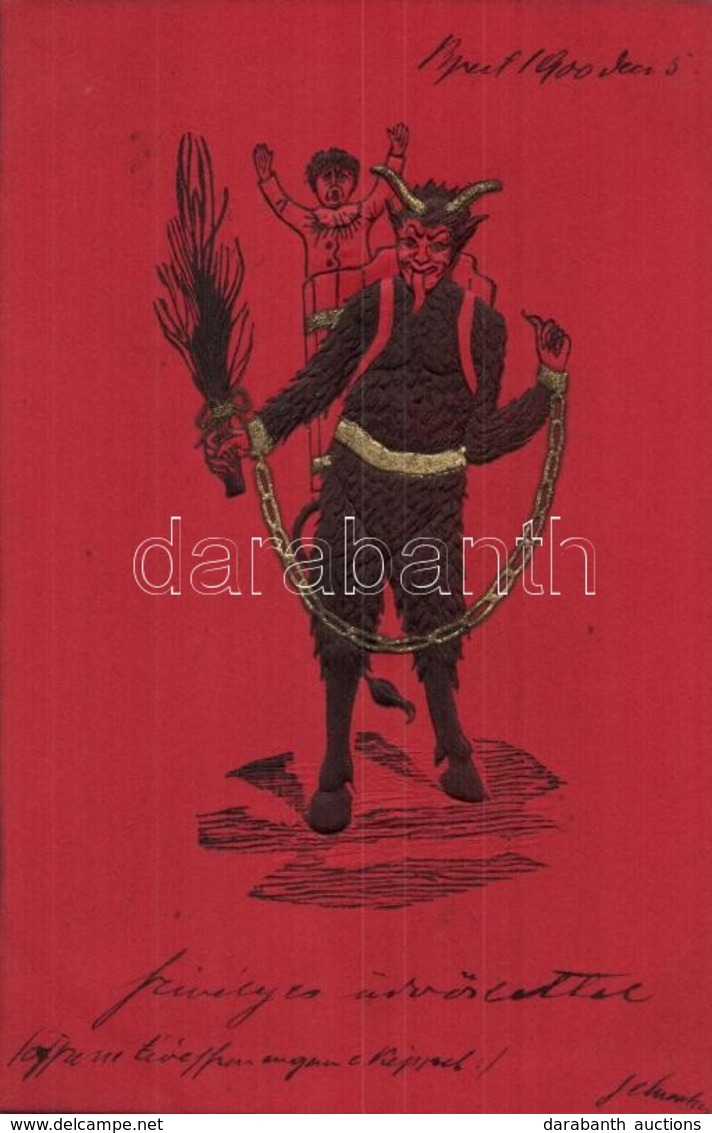 * T1/T2 Krampus In Handcuffs. Emb. - Non Classificati