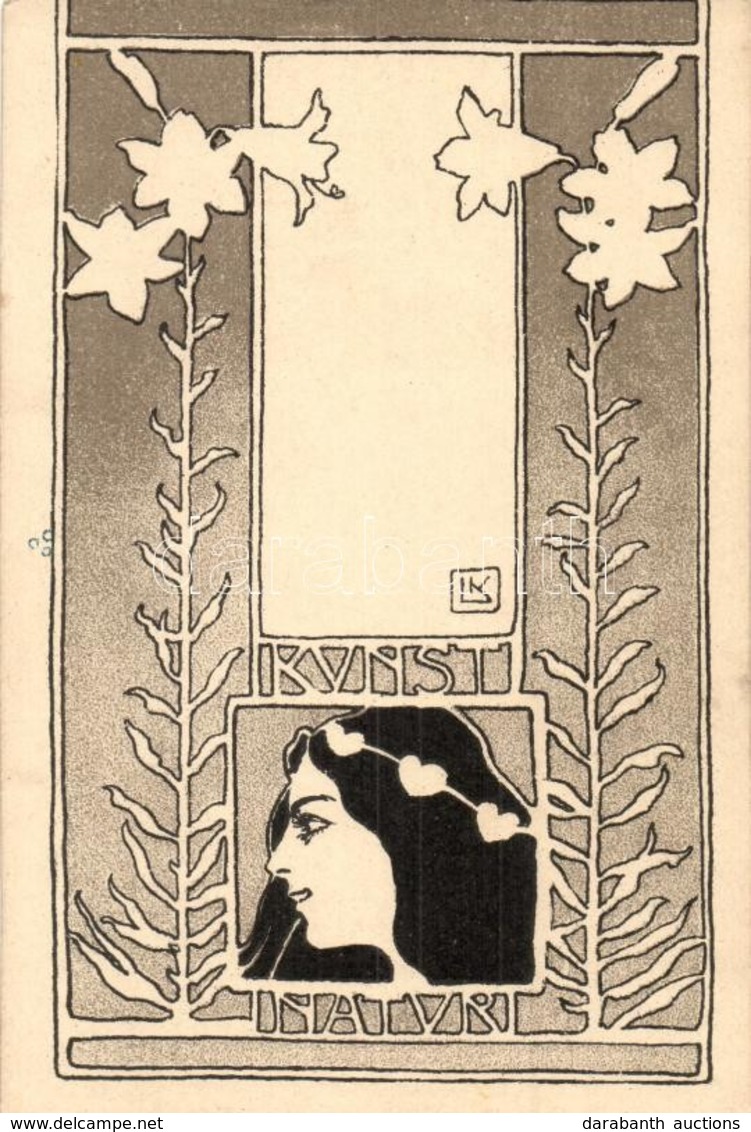 ** T1/T2 Art Nouveau, Floral Lady. Serie III. Jacques Philipp, Wien VI. Litho S: Leo Kainradl - Non Classificati