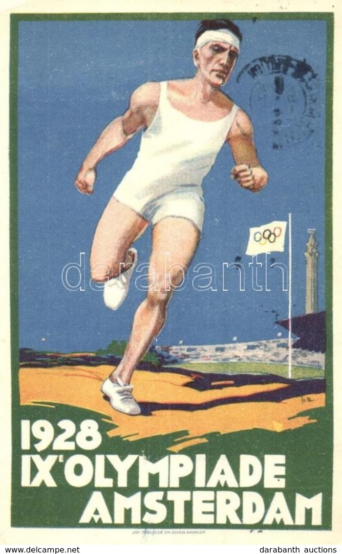 T2/T3 1928 IXe Olympiade Amsterdam / 1928 Summer Olympics In Amsterdam S: John Wijga (EK) - Non Classificati