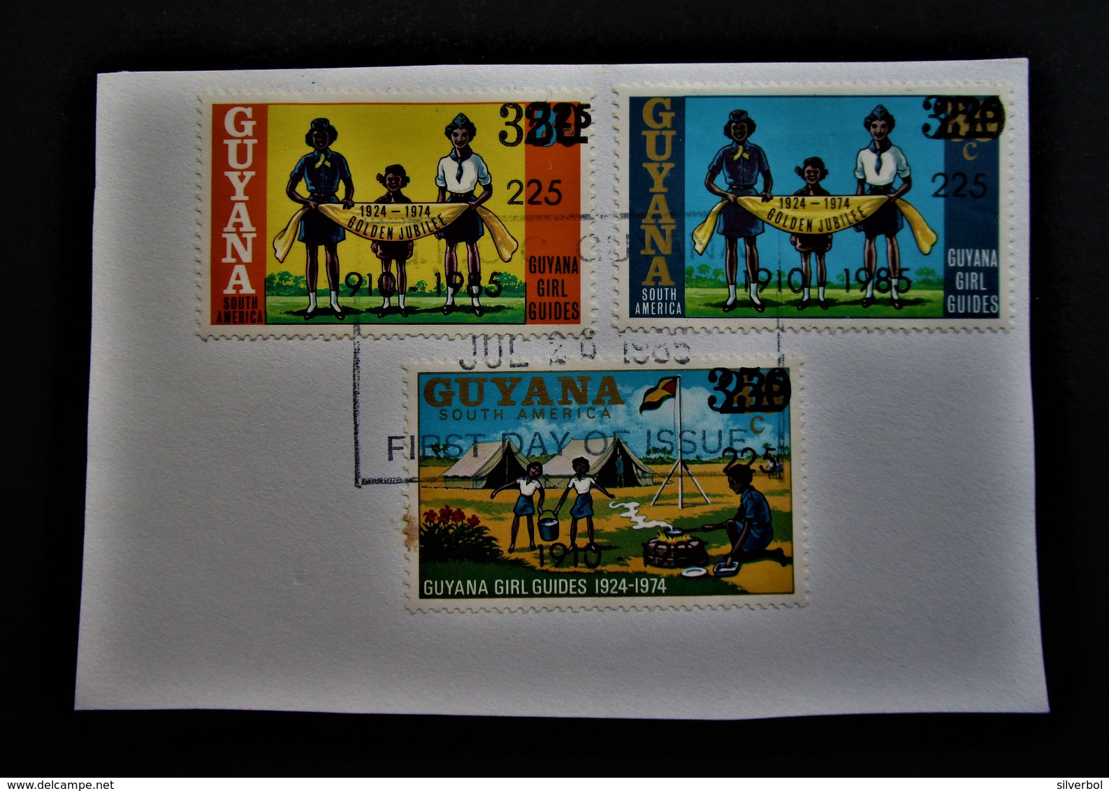 B2458 - Guyana - 1985 - Mich. 1406-1407-1408 - MNH - Guyana (1966-...)