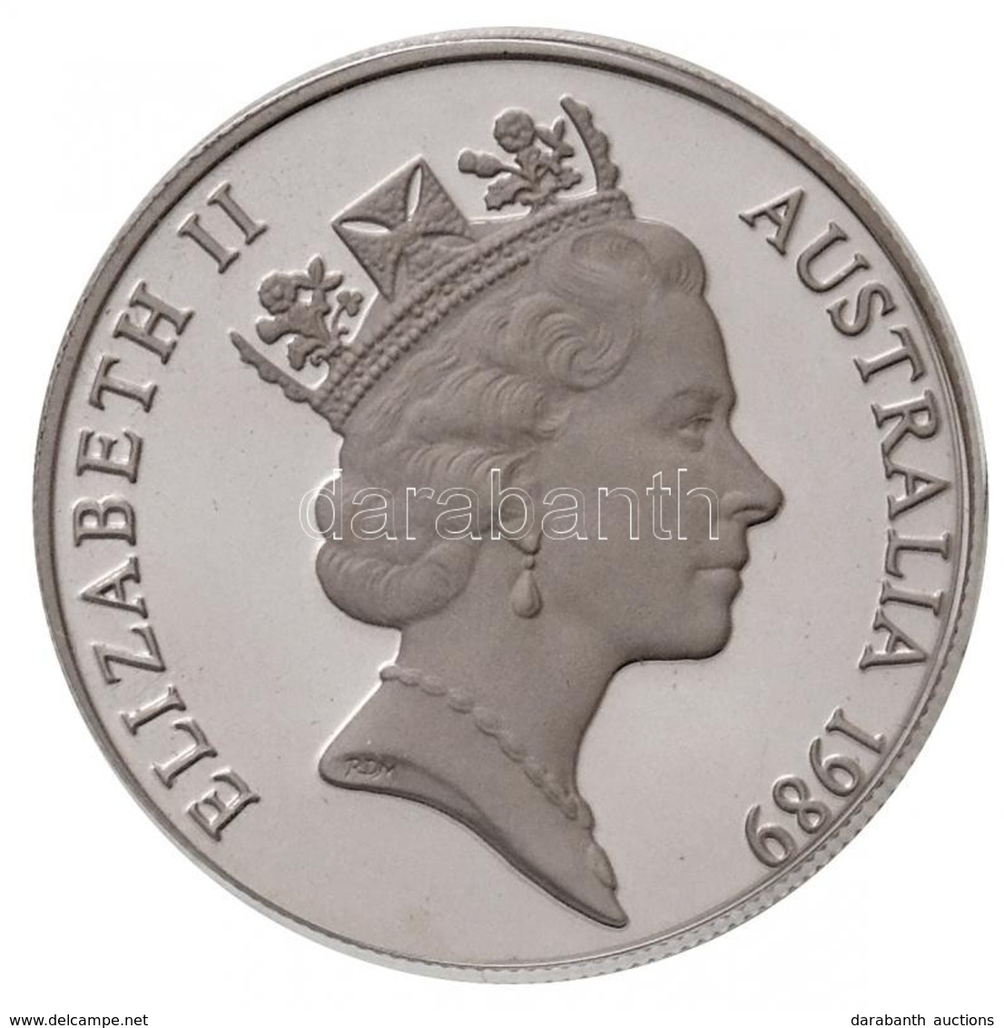 Ausztrália 1989. 10$ Ag 'Kacagójancsi' Piefort (40,56g/0.925/34mm) T:PP Kis Fo., Felületi Karc
/ Australia 1989. 10 Doll - Unclassified
