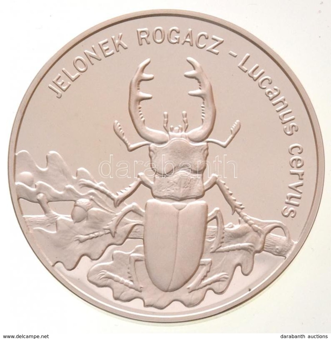 Lengyelország 1996. 20Zl Ag 'Szarvasbogár' T:PP Ujjlenyomat / Poland 1996. 20 Zlotych Ag 'Stag Beetle' C:PP Fingerprint
 - Non Classificati