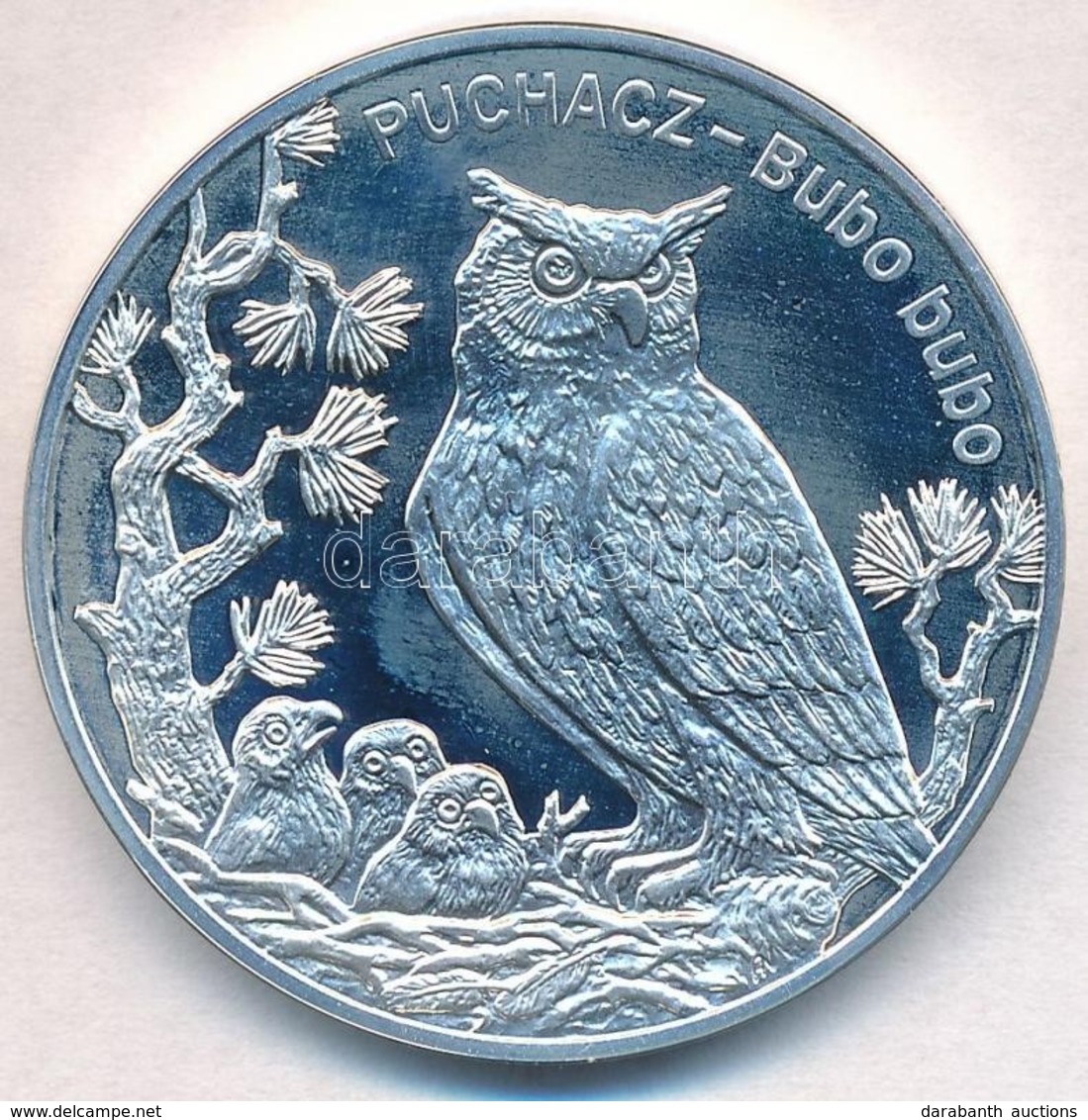 Lengyelország 2005. 20Zl Ag 'Bagoly - Bubo Bubo' T:1 (eredetileg PP)
/ Poland 2005. 20 Zlotych Ag 'Owl - Bubo Bubo' C:UN - Non Classificati