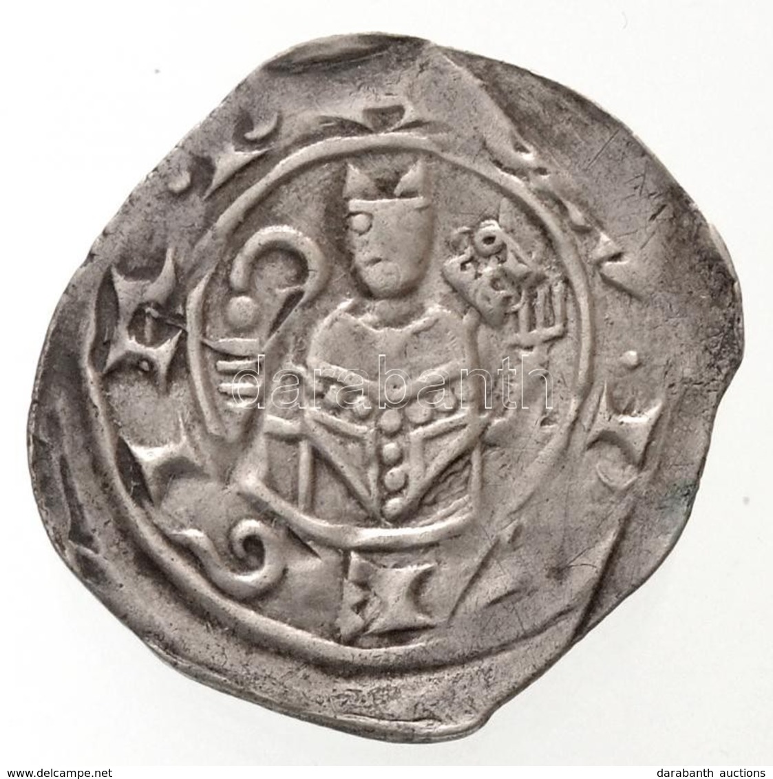 Olasz Államok / Aquileiai Patriarchátus 1195-1204. Friesachi Denár Ag 'II. Pellegrino' (1,2g) T:2 /
Italian States / Pat - Non Classificati