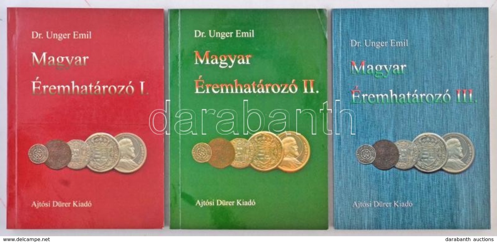 Dr. Unger Emil: Magyar éremhatározó. I. Kötet (1000-1540). Budapest, Ajtósi Dürer Könyvkiadó, 1997. Újszer? állapotban + - Non Classificati