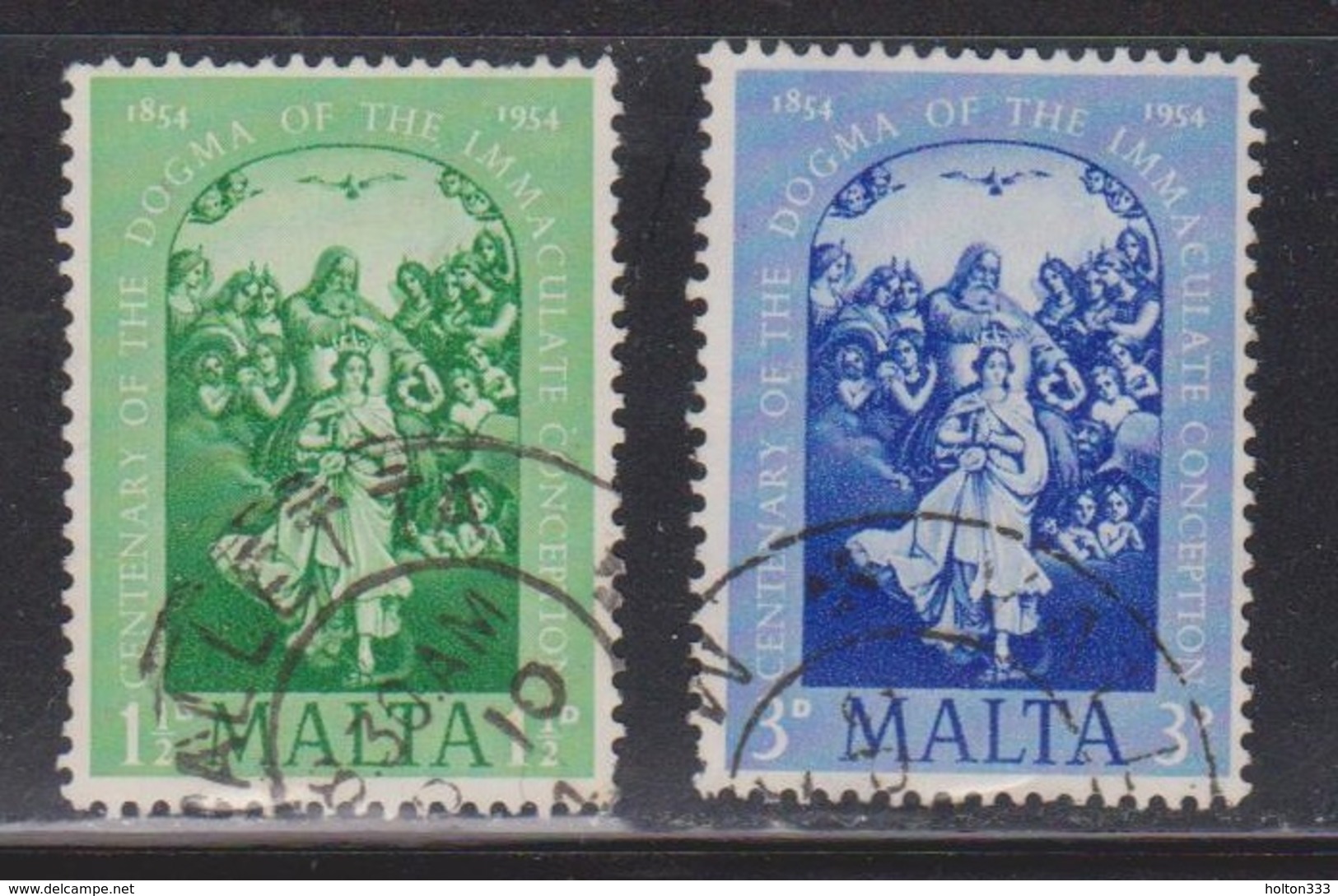 MALTA Scott # 243-4 Used - Malta (...-1964)