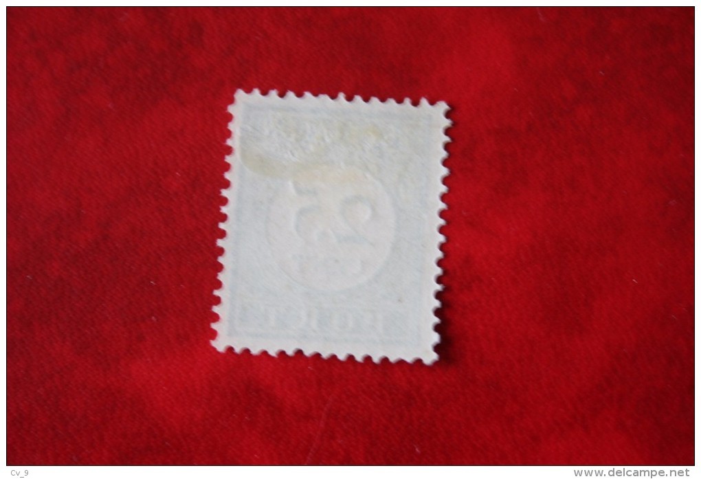 Postage Due Stamp Timbre-taxe Portmarke Selloe De Correos 25 Ct  NVPH PORT 26 P26 1894 Ongebruikt / MH  Nederland Nether - Taxe