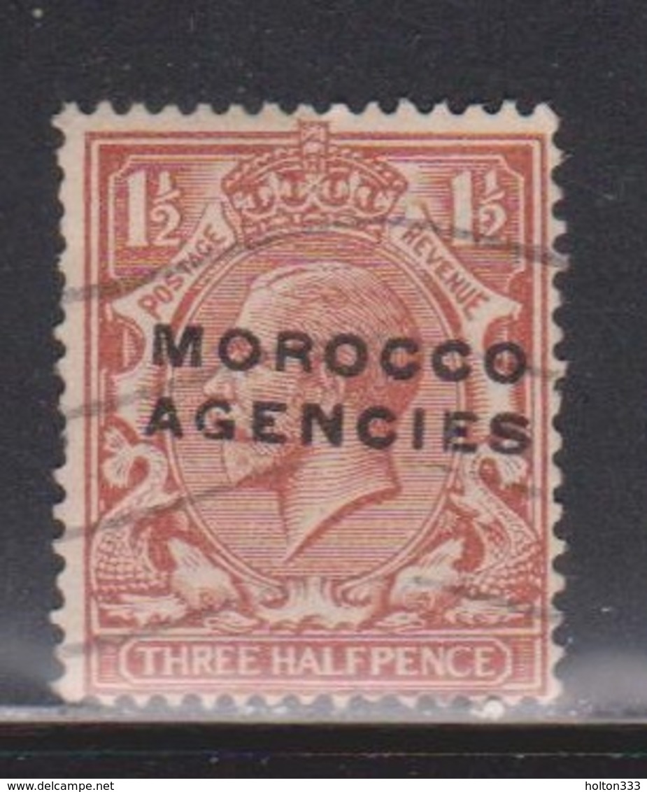 MOROCCO AGENCIES Scott # 236 Used - KGV With Slanted Overprint - Morocco Agencies / Tangier (...-1958)