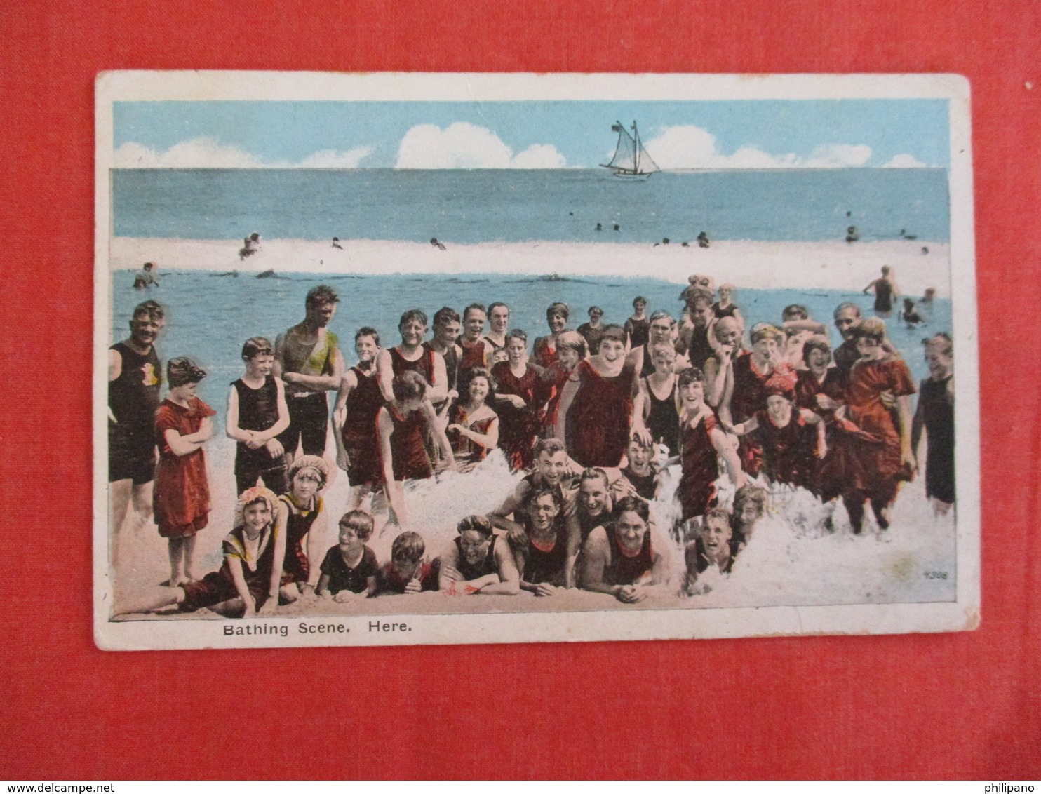 Group  Of Bathers      Ref 2931 - Other & Unclassified