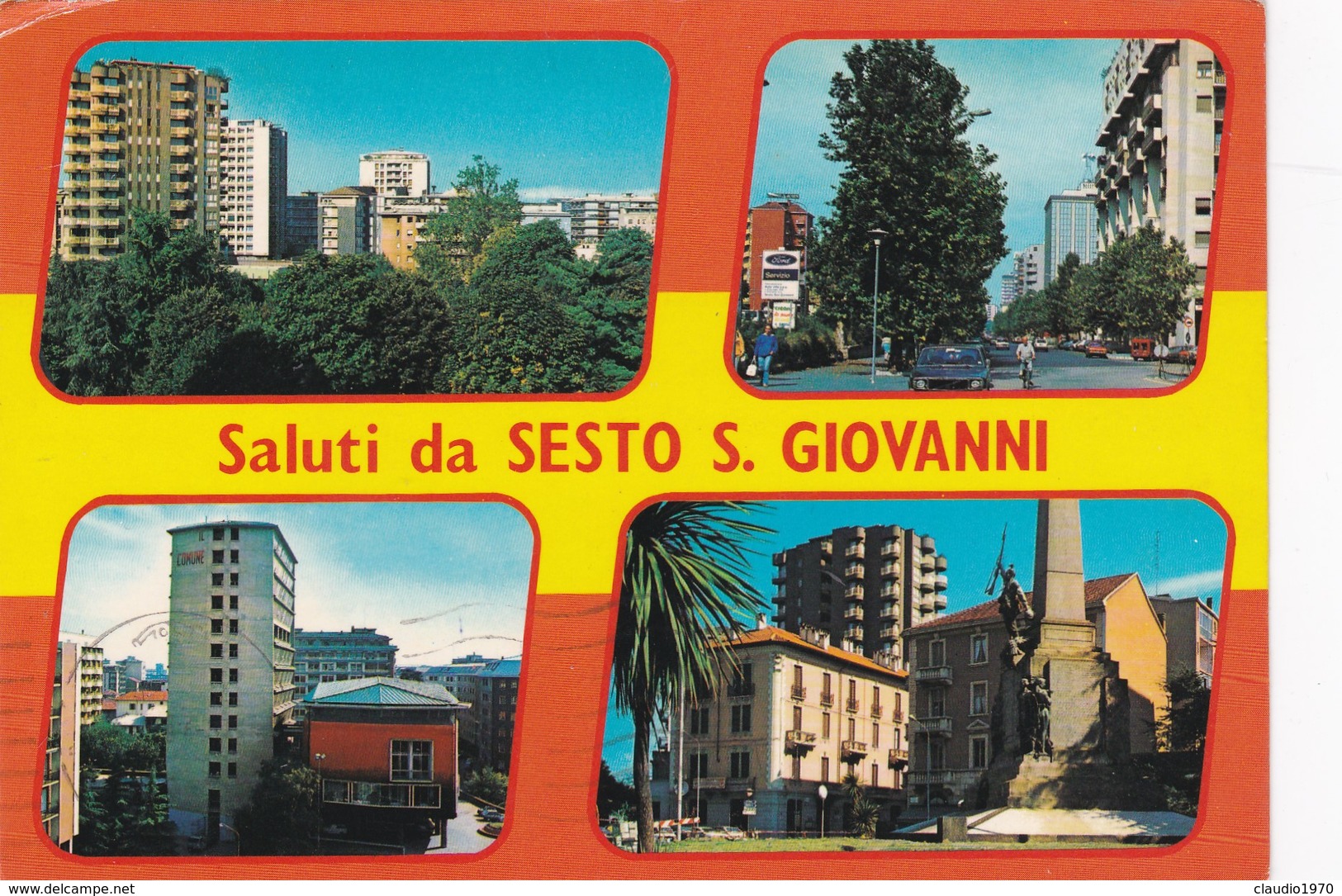CARTOLINA - POSTCARD - SALUTI DA SESTO SAN GIOVANNI - Sesto San Giovanni