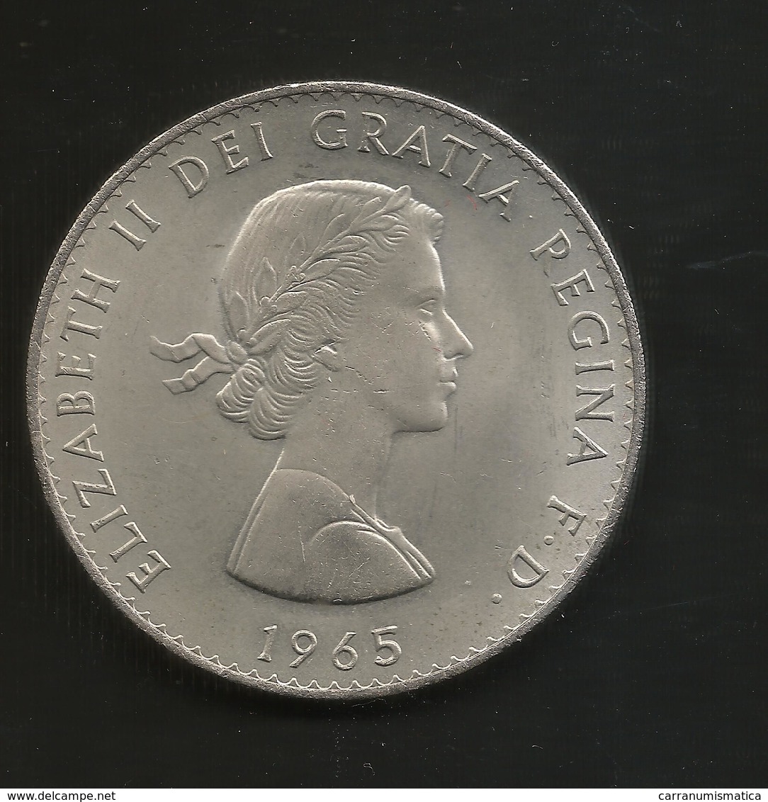 GREAT BRITAIN / GRAN BRETAGNA - ELIZABETH II - CROWN  ( CHURCHILL - 1965 ) - L. 1 Crown