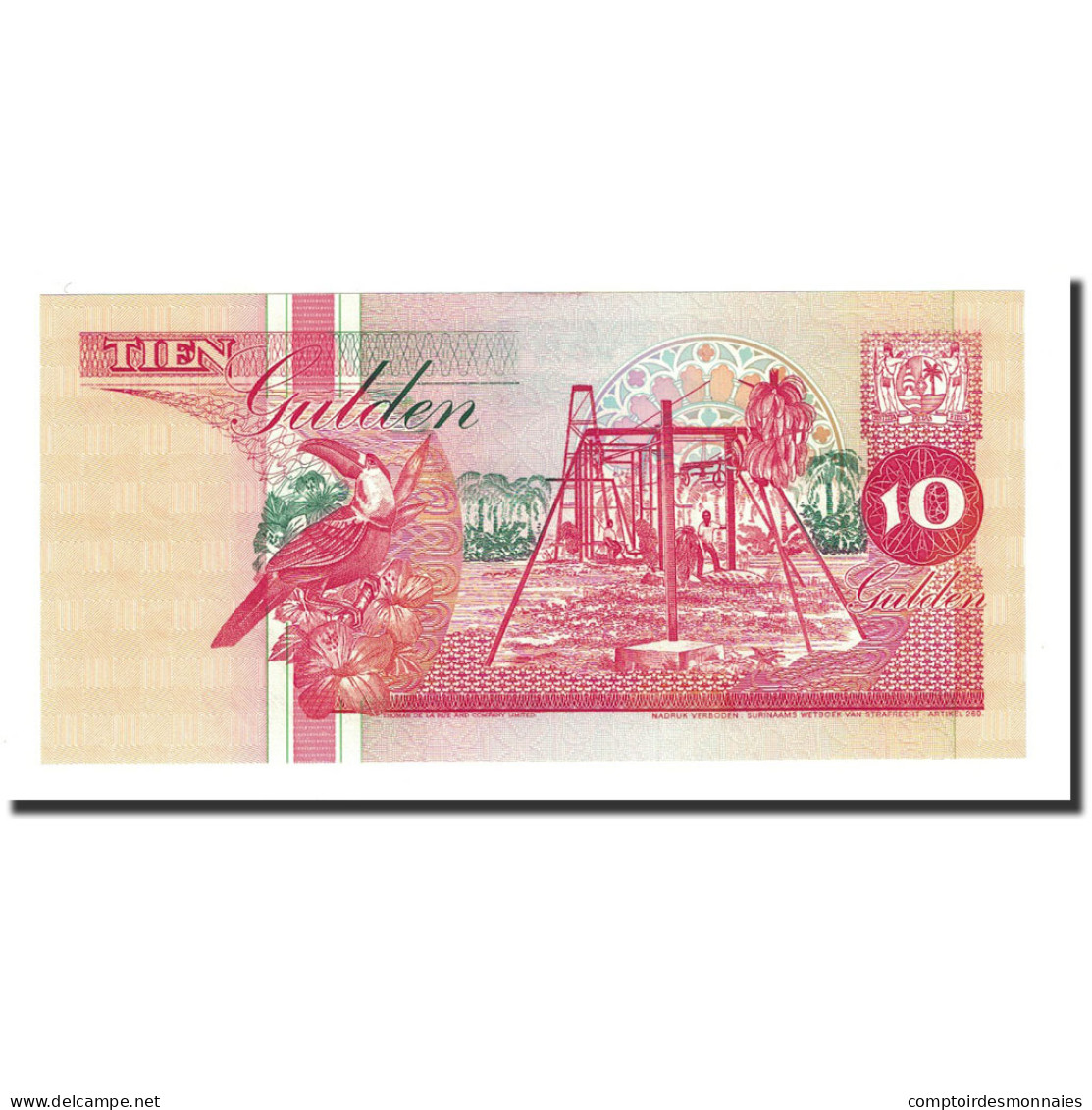 Billet, Surinam, 10 Gulden, 1998-02-10, KM:137b, NEUF - Surinam