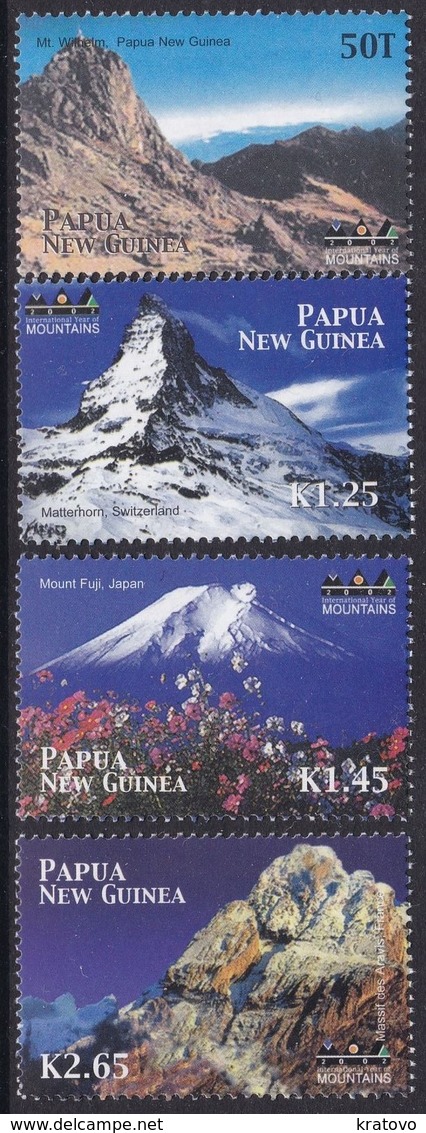 PAPUA NEW GUINEA 2002 Mi # 963 - 966 THE NATURE OF THE MOUNTAIN MNH - Papua New Guinea