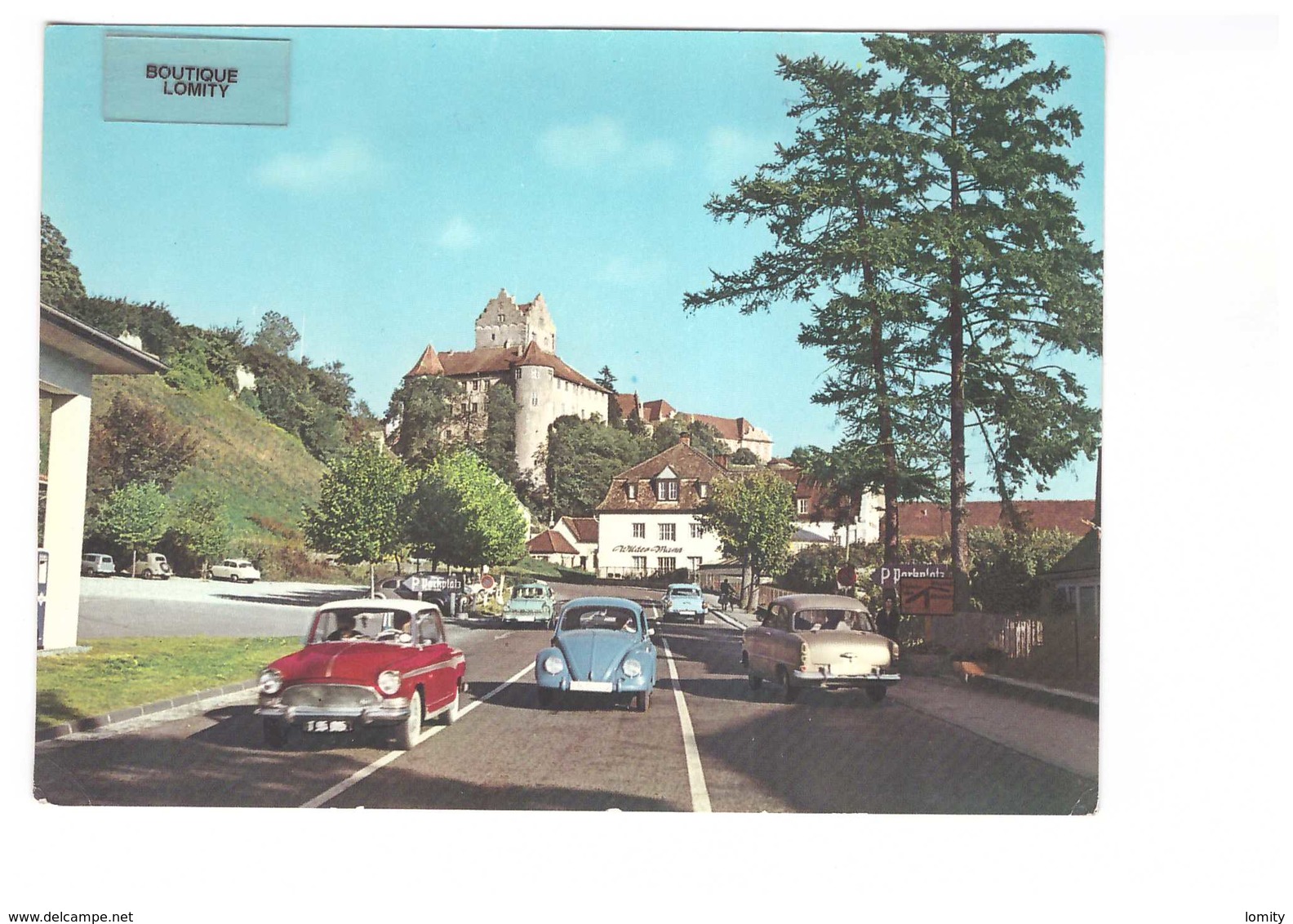 Allemagne Meersburg Am Bodensee Schloss Vieille Voiture Auto Automobile VW Volkswagen Coccinelle 1964 - Meersburg