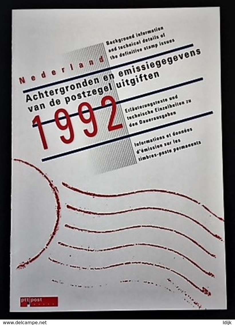 1992 Jaarcollectie Permanente Postzegels 1992 (supplement A) - Volledig Jaar