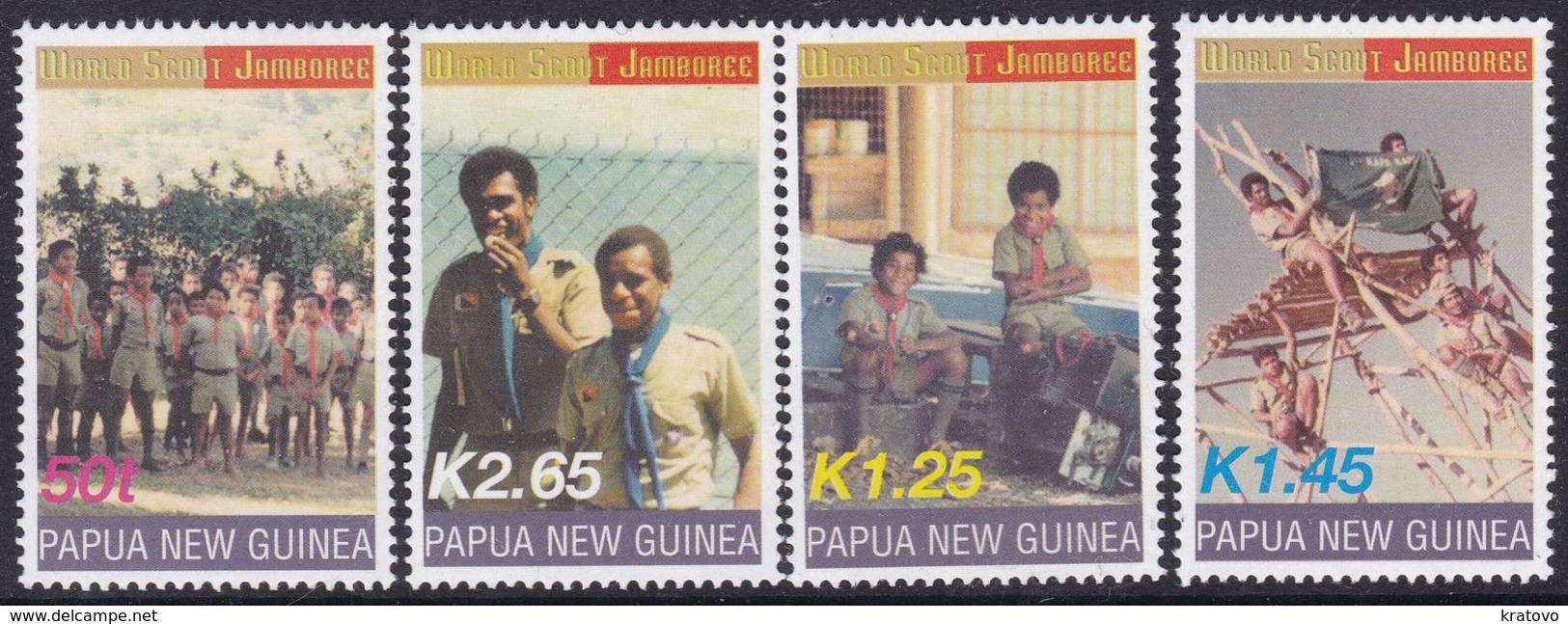 PAPUA NEW GUINEA 2003 Mi # 972 - 975 SCOUTS MNH - Papua New Guinea