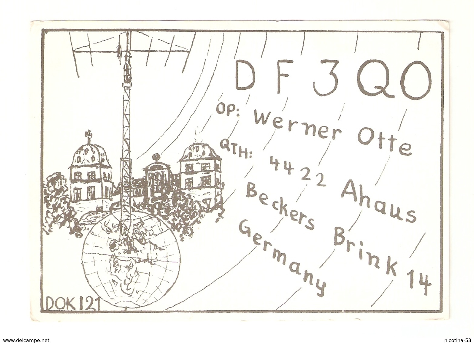 CT--02442-- CARTOLINA-GERMANIA- AHAUS - 1975 - CB-Funk