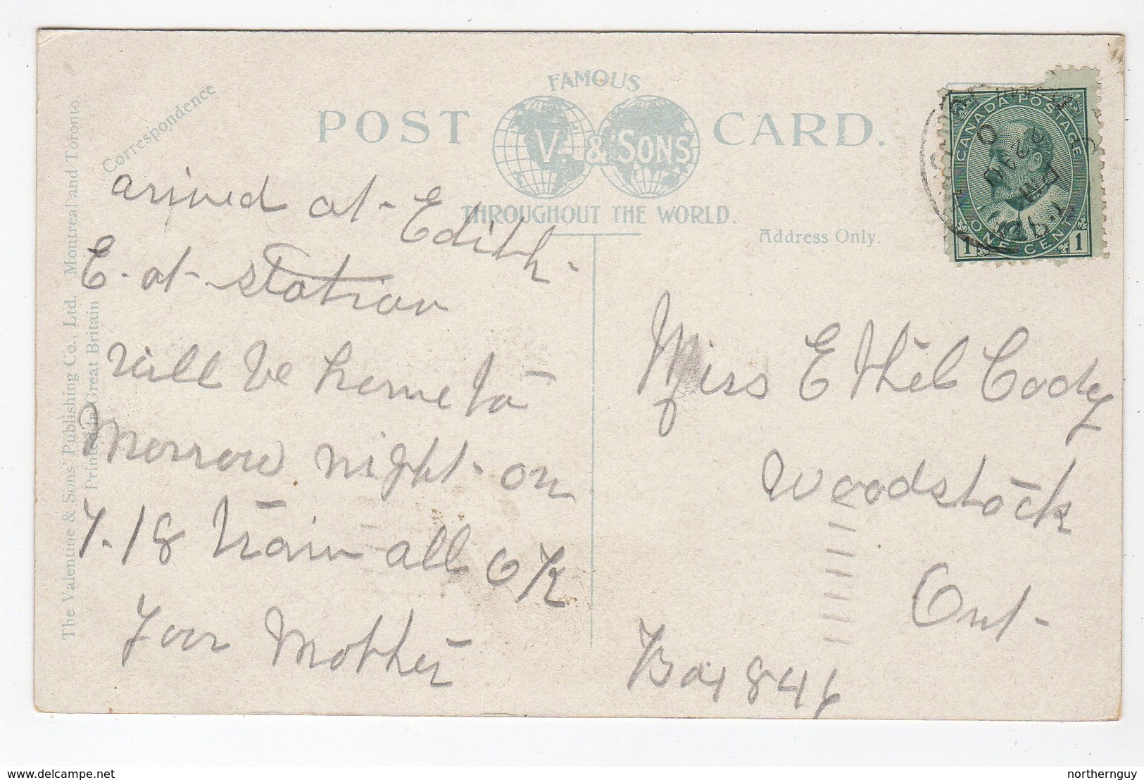 HAMILTON, Ontario , Canada, Swing Bridge & Light House, 1910 Postcard, Wentworth County - Hamilton