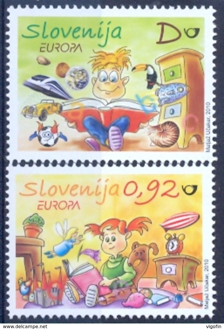 SI 2010-850-1 EUROPA CEPT, SLOVENIA, 1 X 2v, MNH - Slowenien