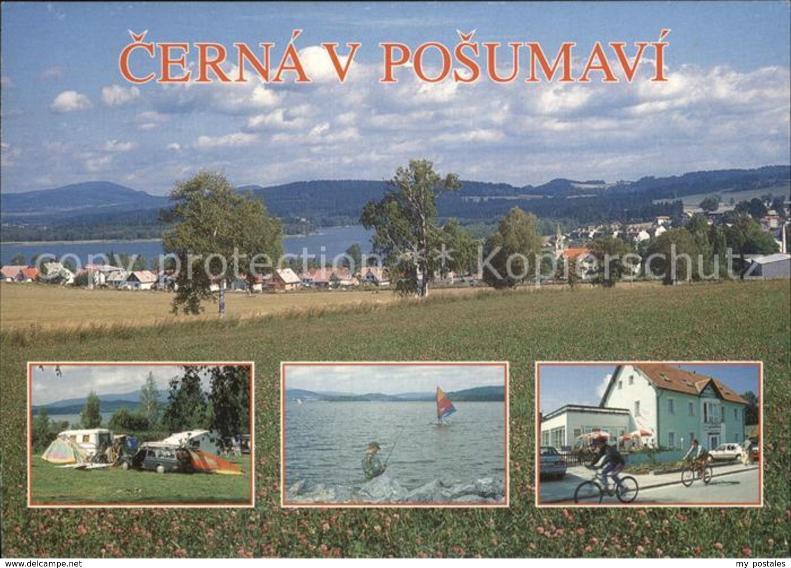 72456633 Cerna V Posumavi Panorama Lipno Stausee Camping Windsurfen Schwarzbach - Schneeberg