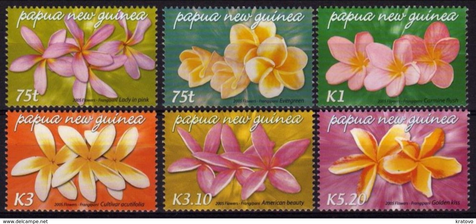 PAPUA NEW GUINEA 2005 Mi # 1123 - 1128 FLORA FLOWERS MNH - Papua New Guinea