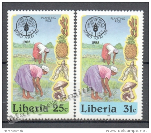 Liberia 1985 Yvert 1030-31, World Food Day - MNH - Liberia