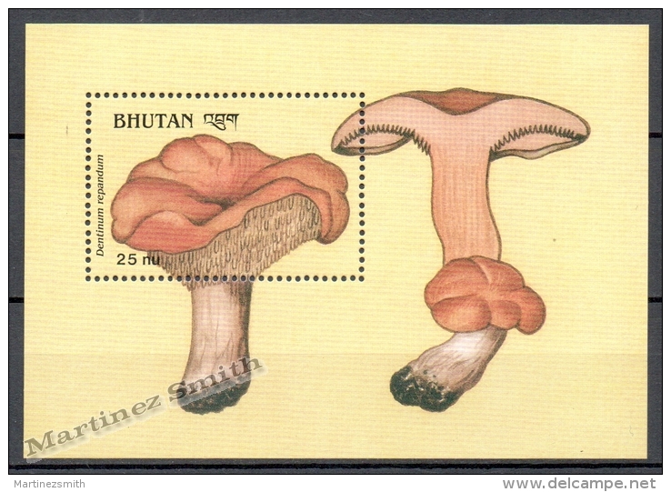 Bhutan - Bhoutan 1973 Yvert BF-297, Mushrooms - Miniature Sheet - MNH - Bhután
