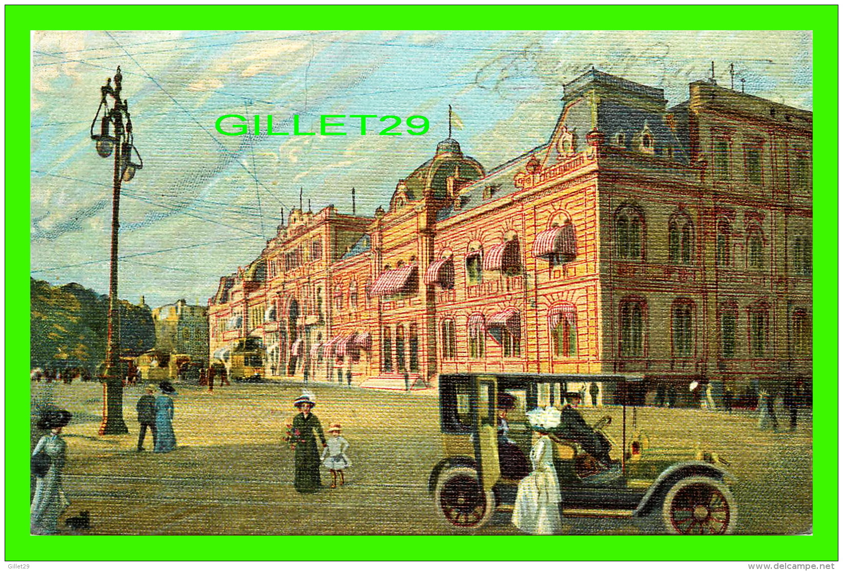 BUENOS AIRES, ARGENTINE - CASA DE GOBIERNO, PLAZA DE MAYO -  TRAVEL IN 1921 -  EDITORE SALVATOIRE LIGUORI - - Argentina