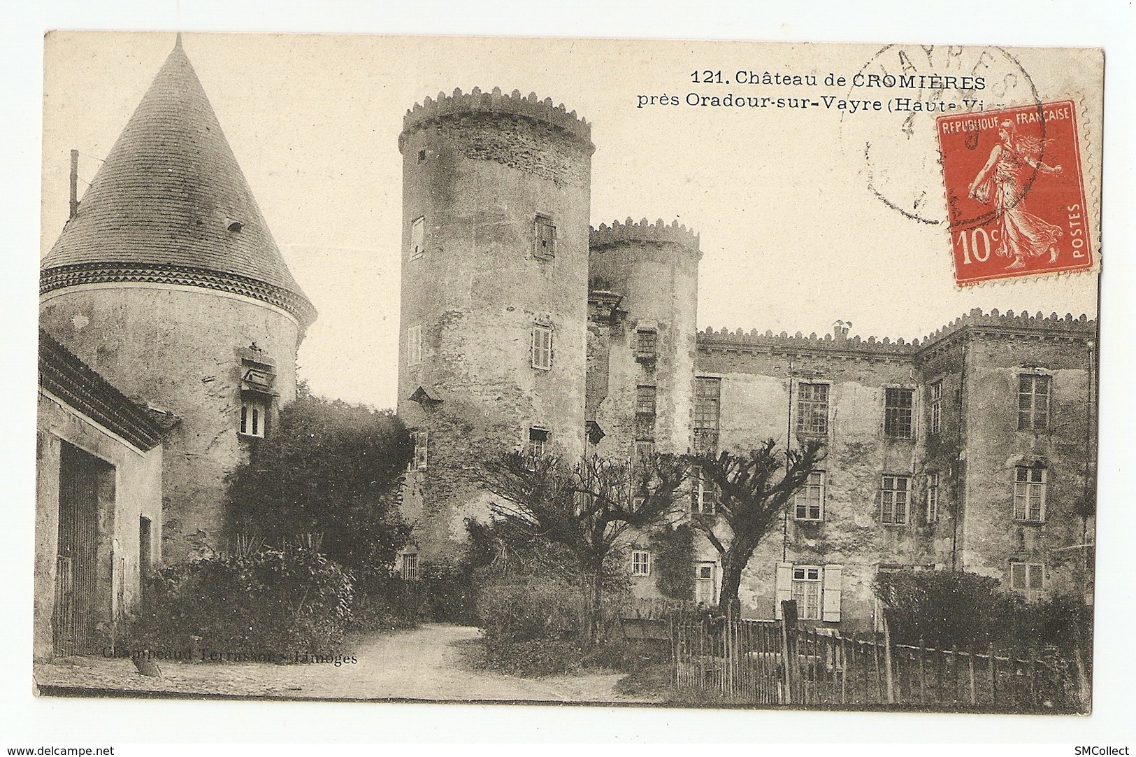 87 Près Oradour Sur Vayre. Chateau De Cromières (1217) - Oradour Sur Vayres