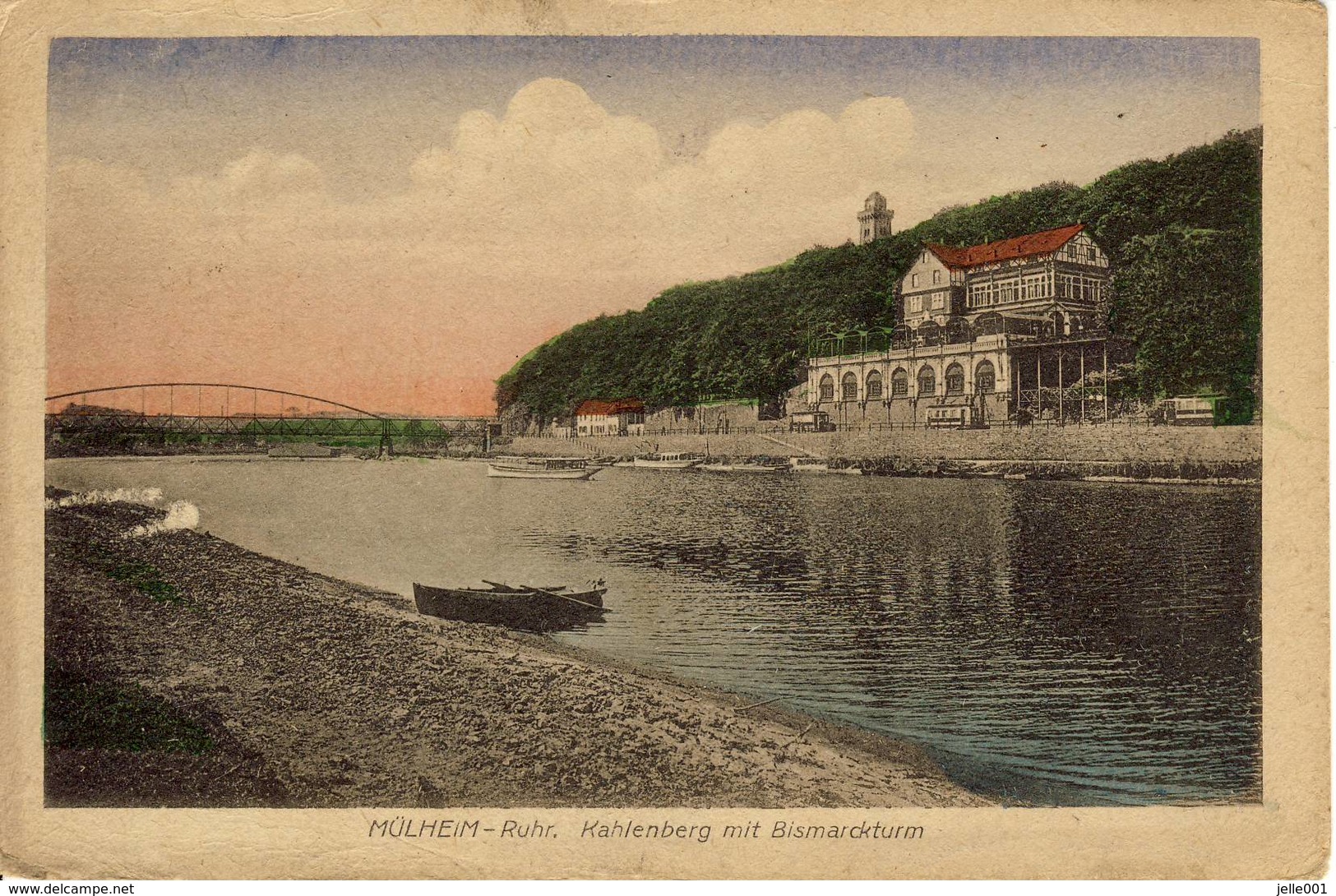 Mulheim Ruhr Kahlenberg Mit Bismarckturm 1922 - Muelheim A. D. Ruhr