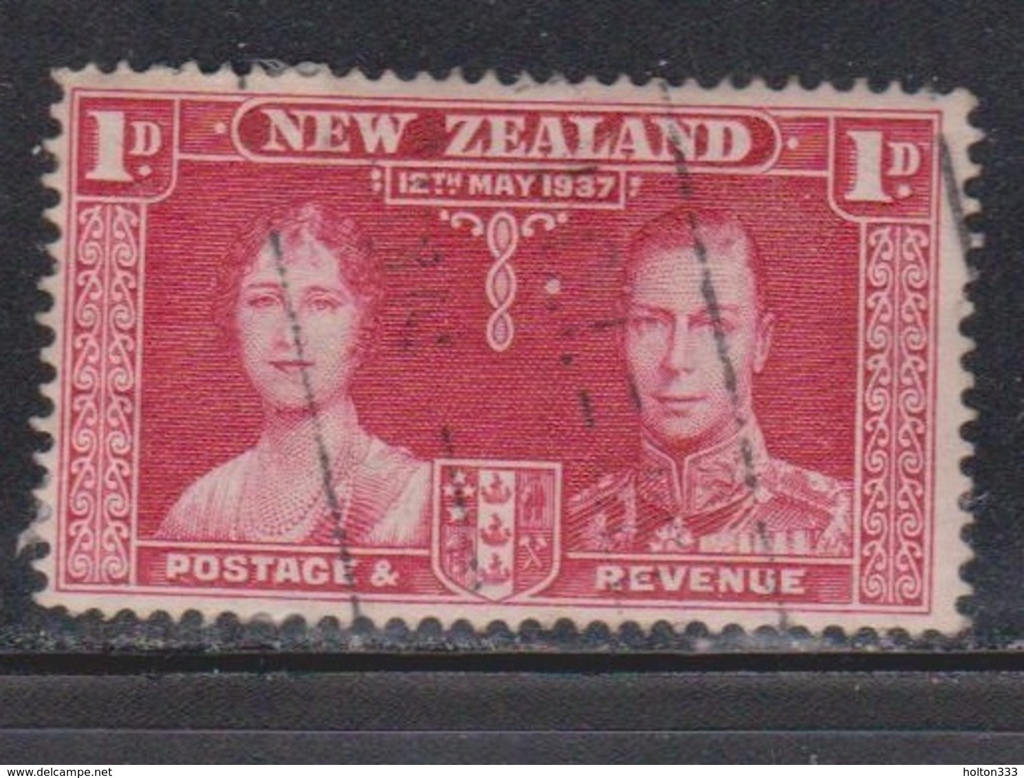 NEW ZEALAND Scott # 223 Used - KGVI Coronation Issue - Used Stamps