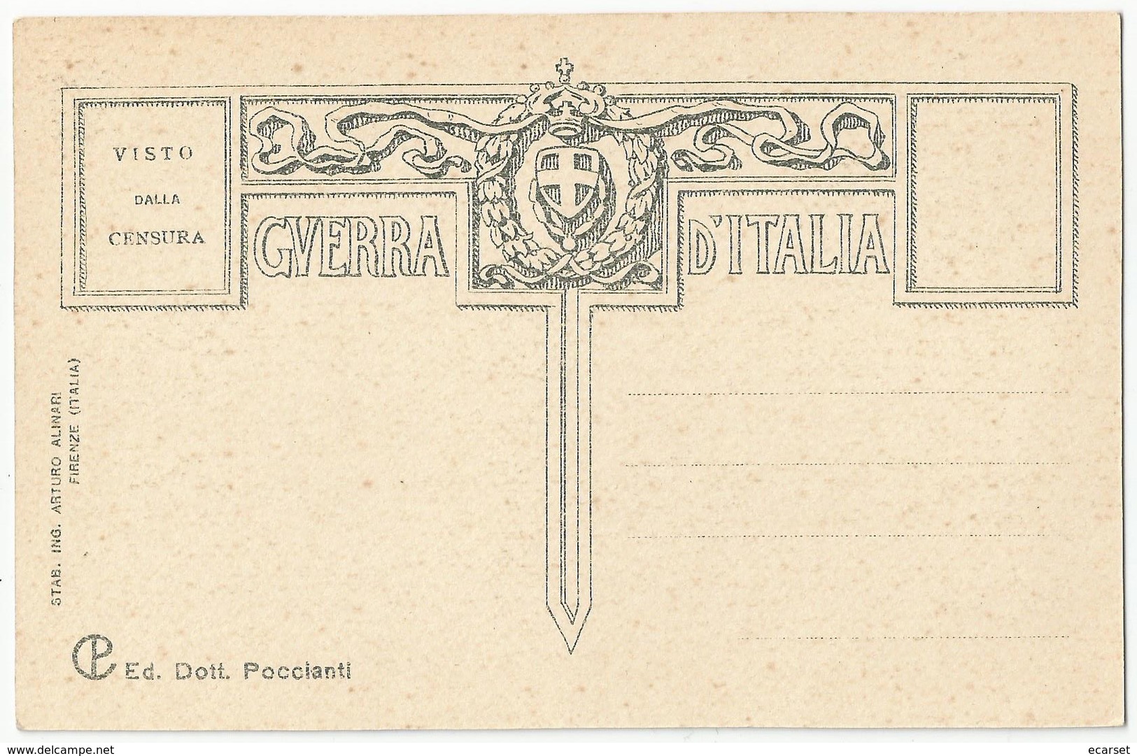 GUERRA D'ITALIA - Reticolati E Trincee Nemiche Tra Gli Abeti FP NV - Guerra 1914-18