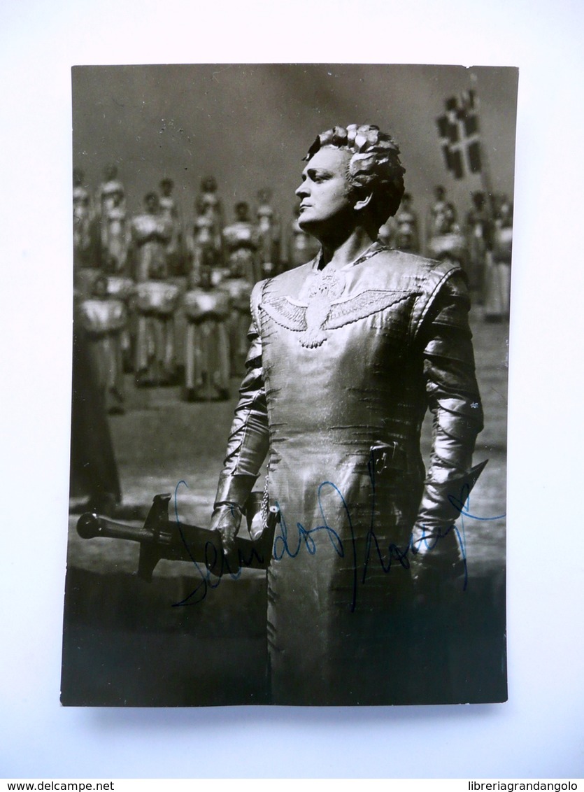 Autografo Sandor Konya Tenore Ungherese Lohengrin Bayreuth 1958-59-60 Lirica - Other & Unclassified