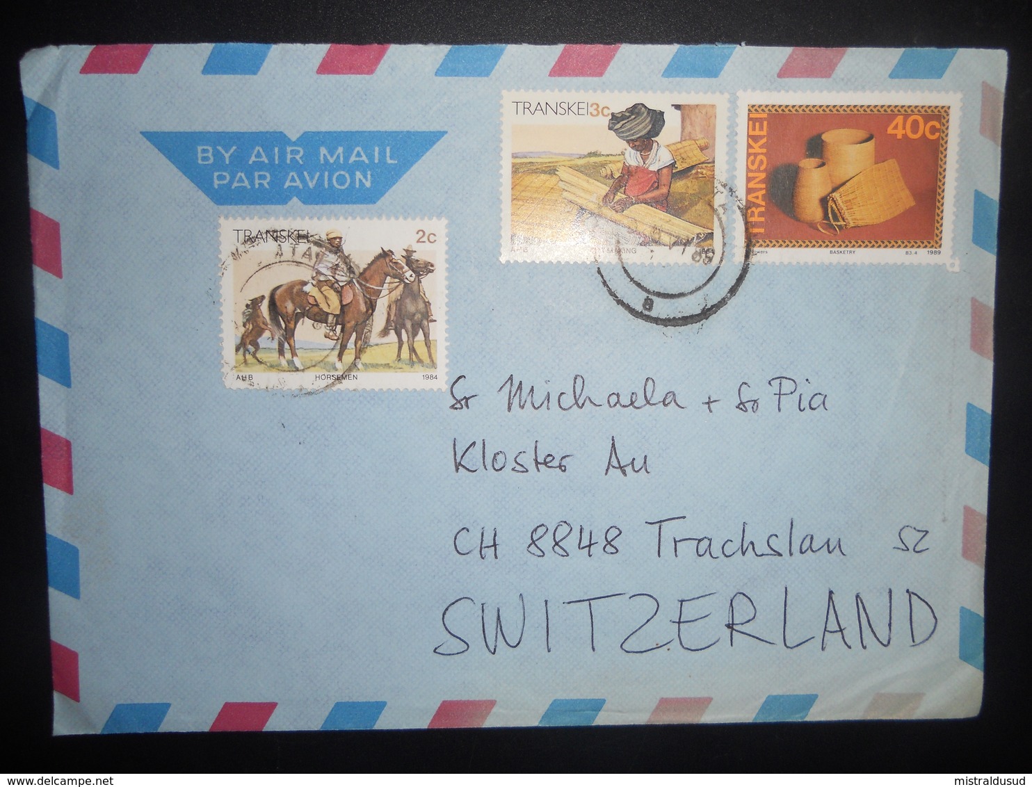 Transkei , Lettre De Libode 1989 Pour Trahslau - Lettres & Documents