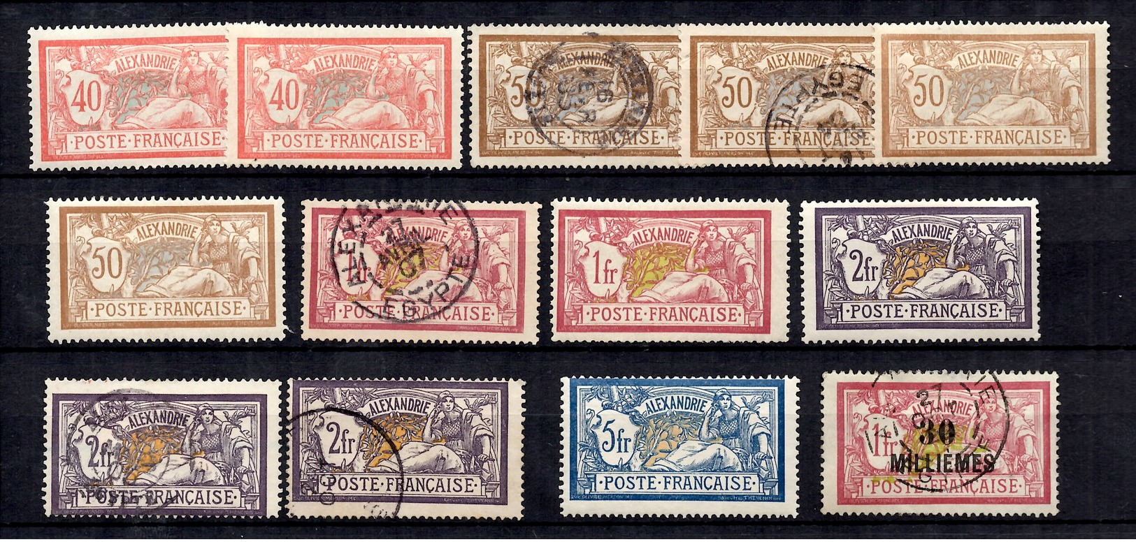 Alexandrie Belle Petite Collection 1902/1923. Bonnes Valeurs. B/TB. A Saisir! - Ungebraucht