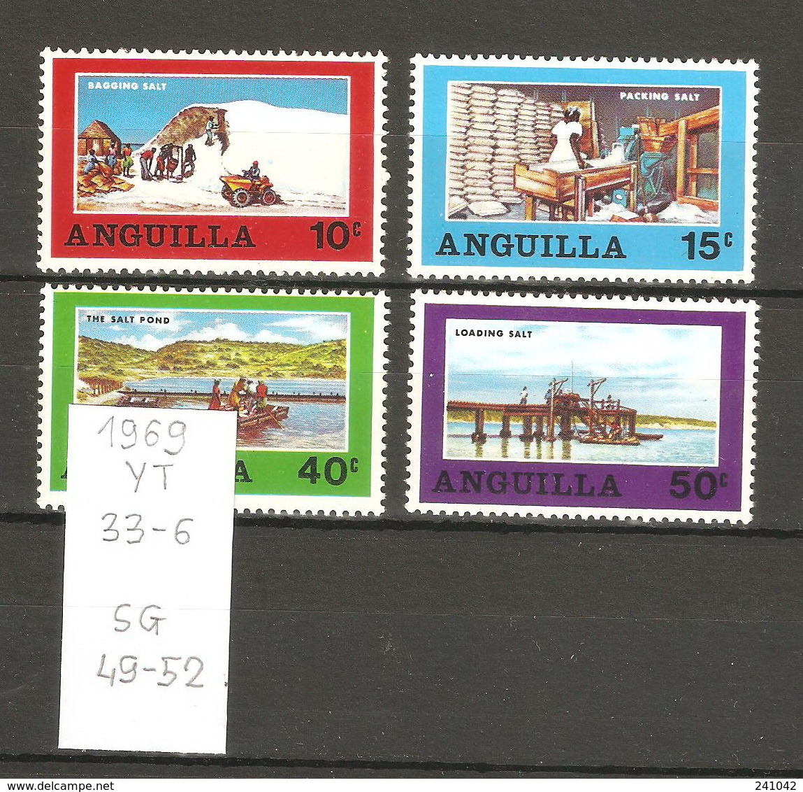 Anguilla, Année 1969, Industrie Du Sel - Anguilla (1968-...)