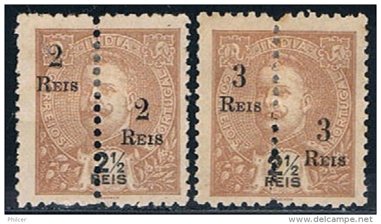 India, 1911/3, # 234/5, MHNG - Portugees-Indië