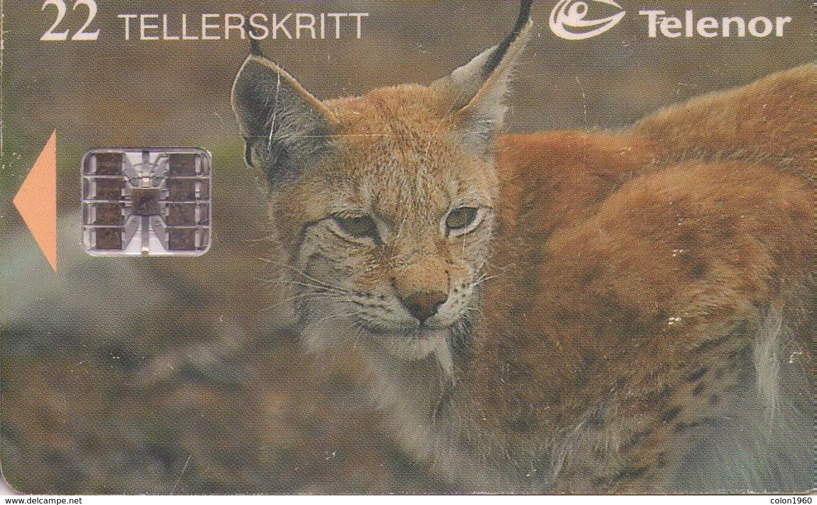 TARJETA TELEFONICA DE NORUEGA. N-112 (022) FAUNA - Noruega