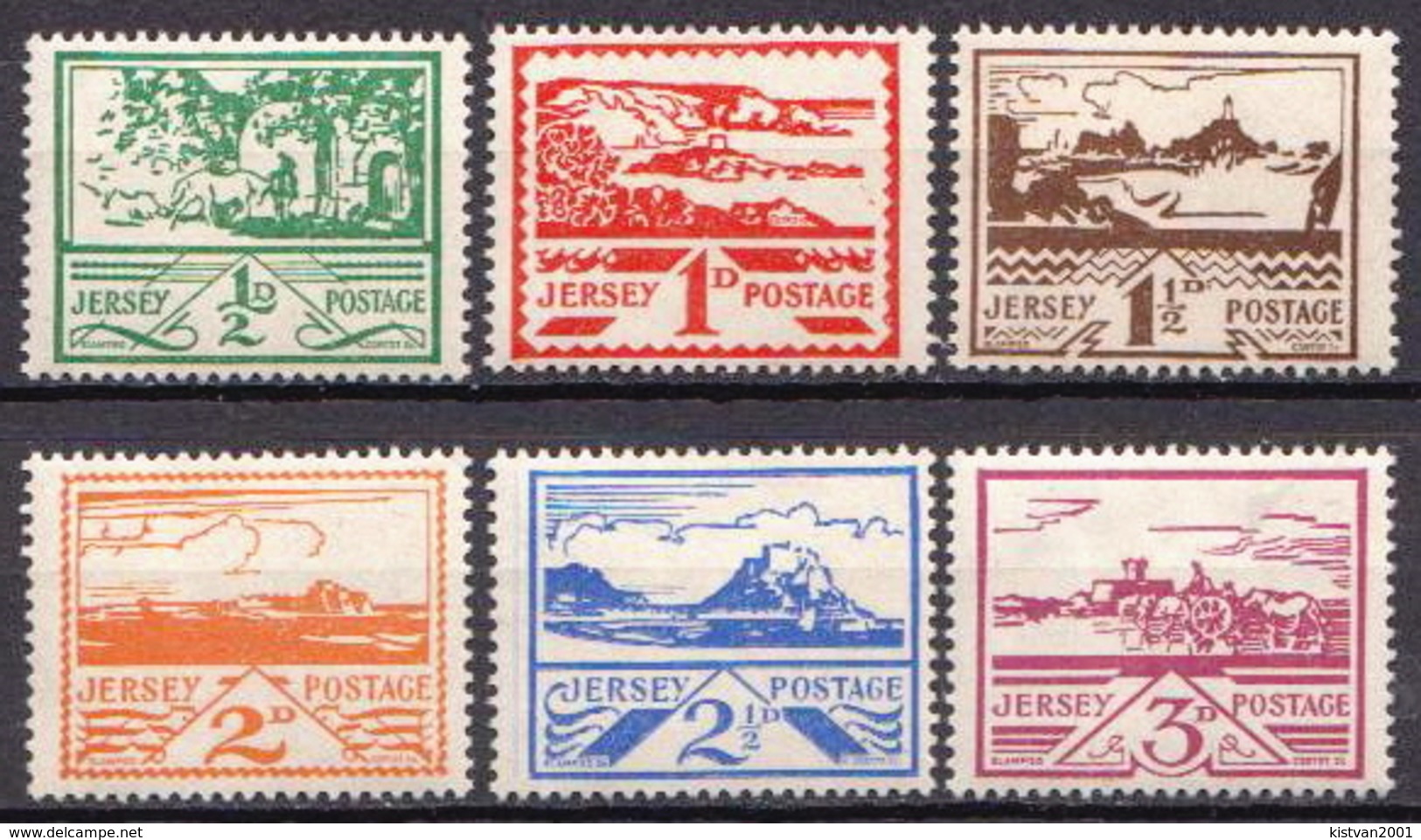 Jersey - German Occupation MH Set - Occupation 1938-45